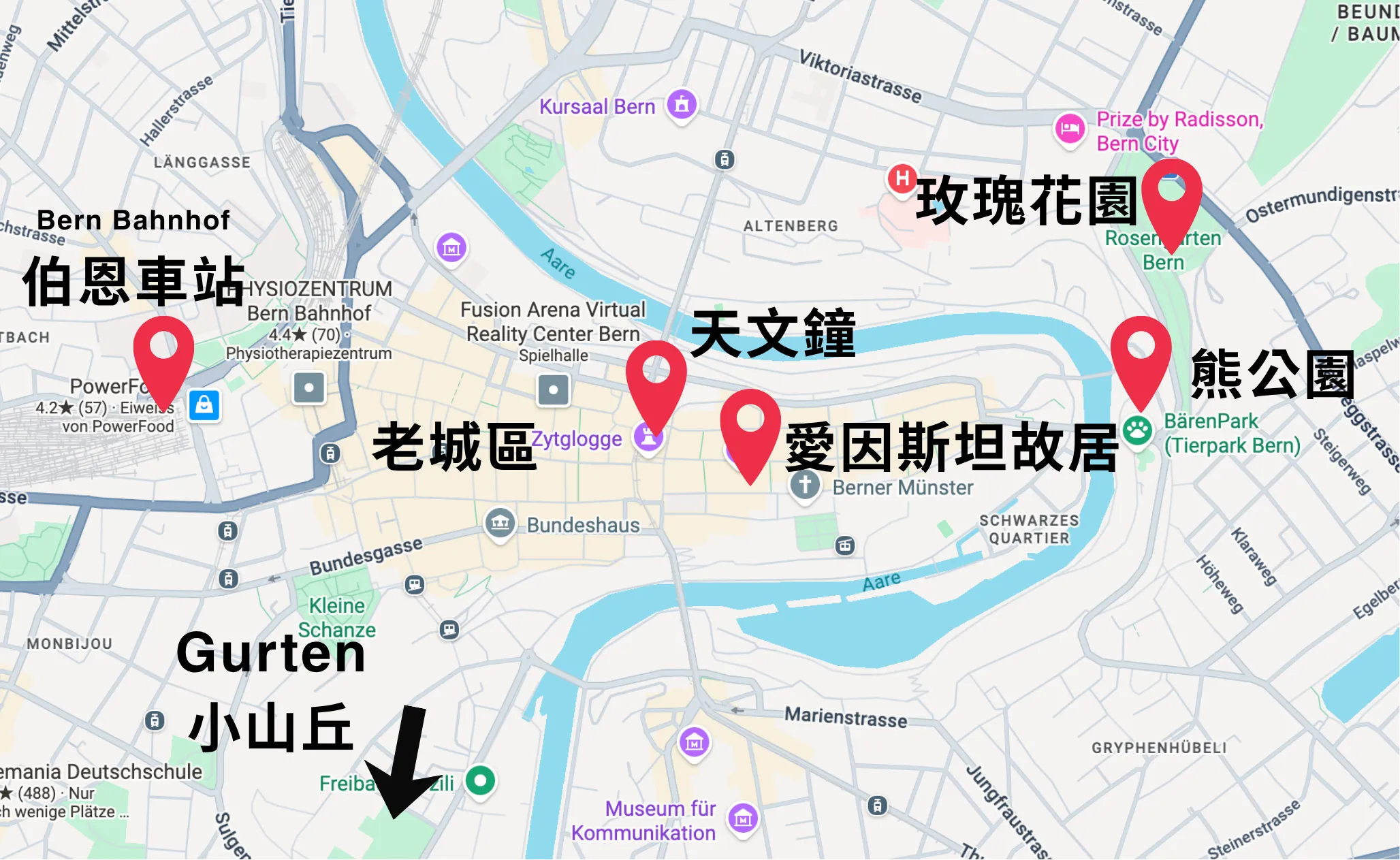 伯恩地圖