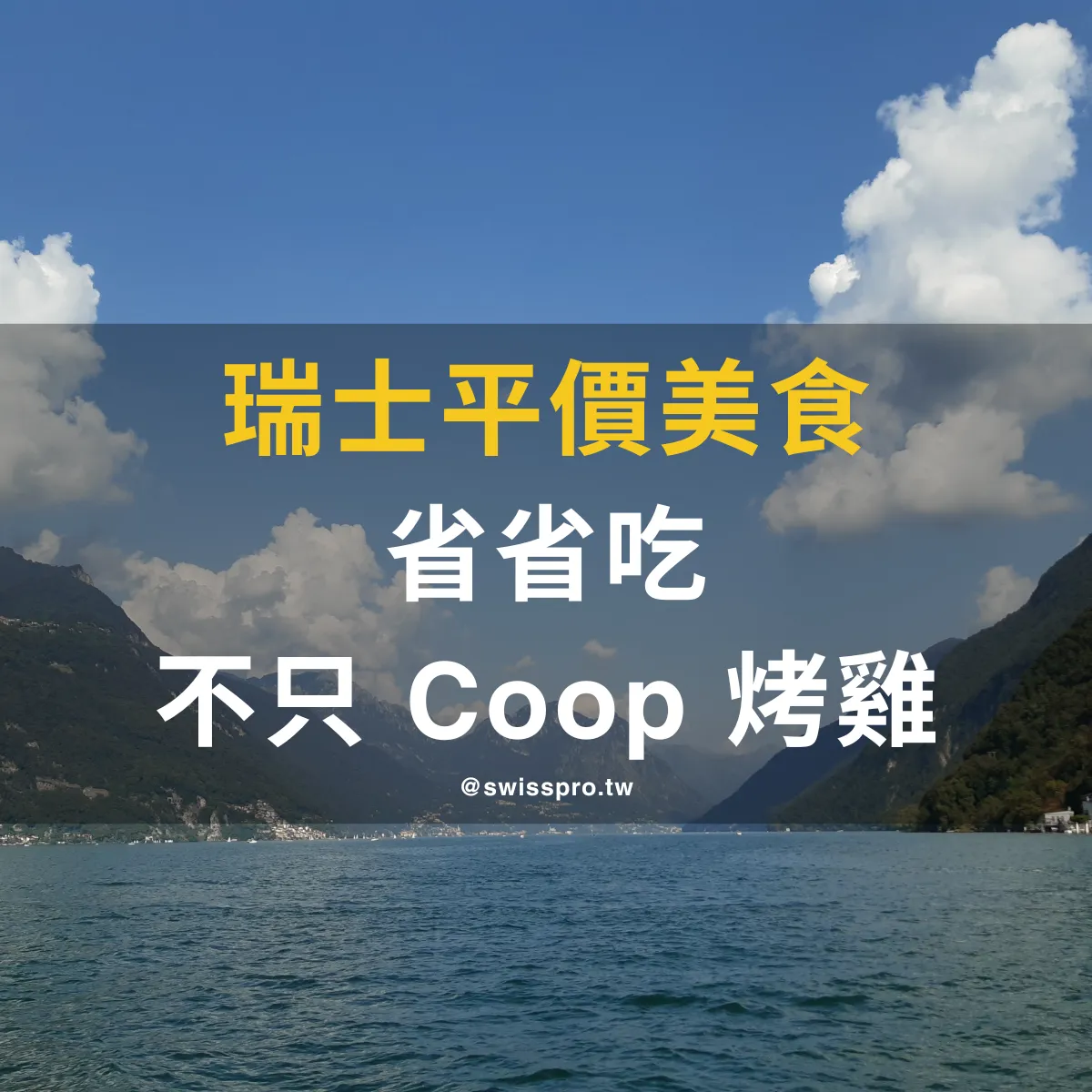 【瑞士平價美食】除了 Coop 烤雞之外你還有這些選擇