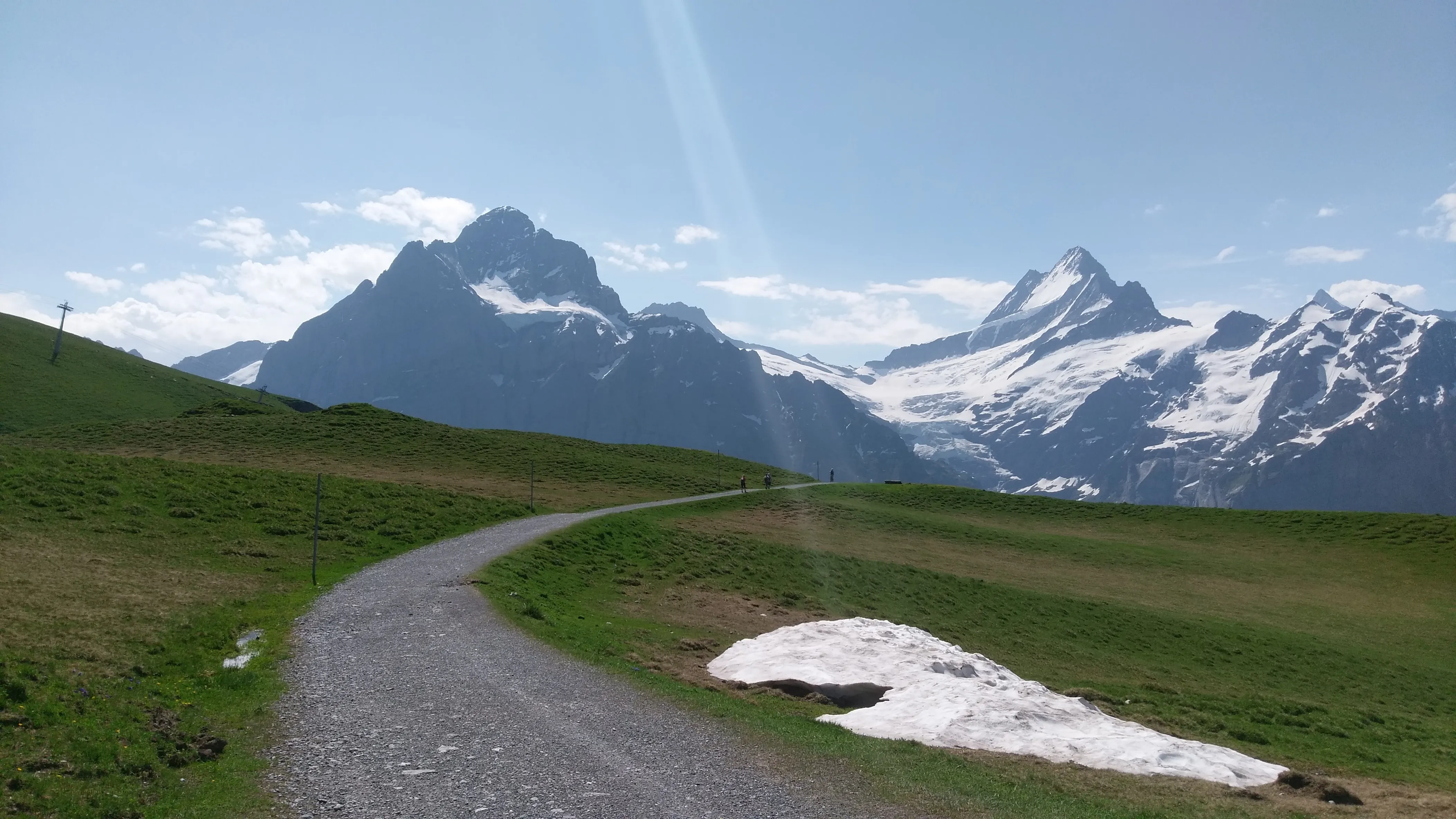 First 健行前往 Bachalpsee 路上風景