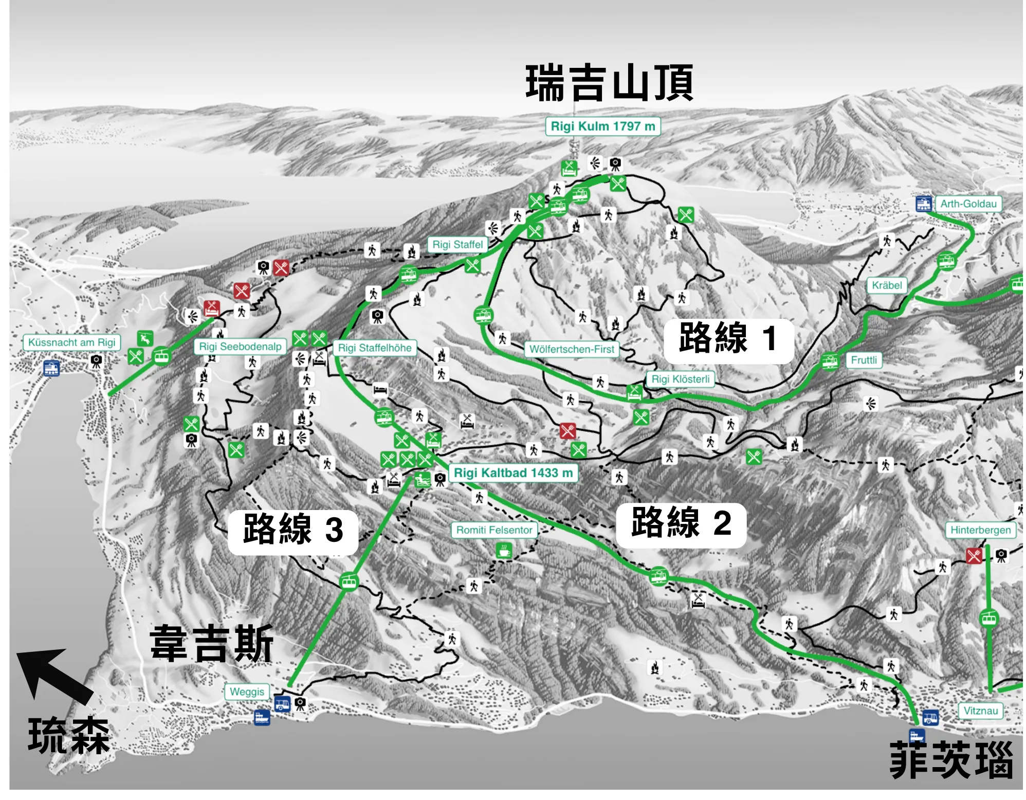瑞吉山地圖